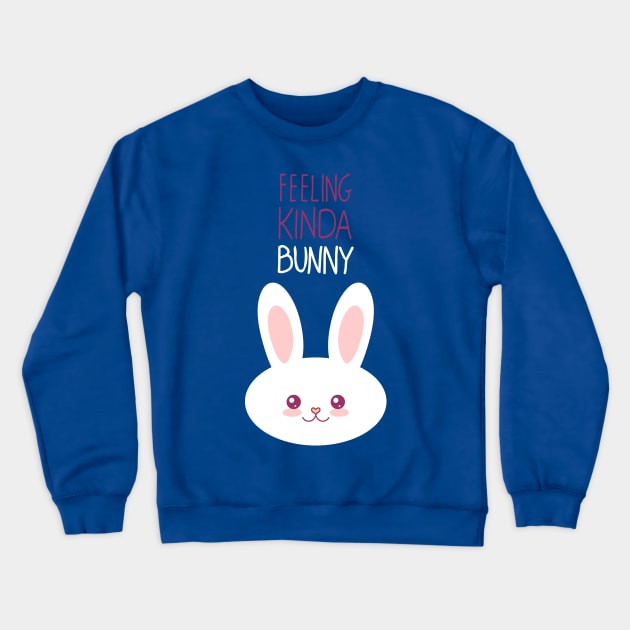 Funny Bunny Crewneck Sweatshirt by AnishaCreations